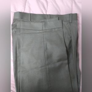 Perry Ellis men's dress pants, 30x30, greenish grey color
